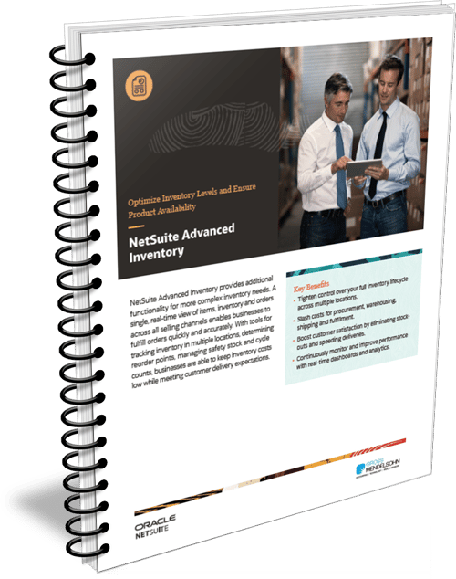 NetSuite Advanced Inventory Cover